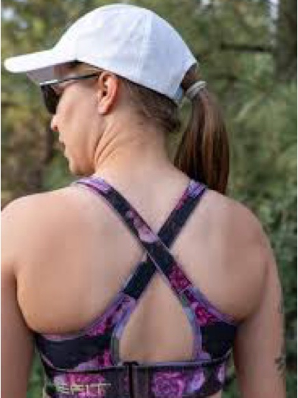SHEFIT Pink Rose Front-Zip Sports Bra on Black - Picture 2 of 6